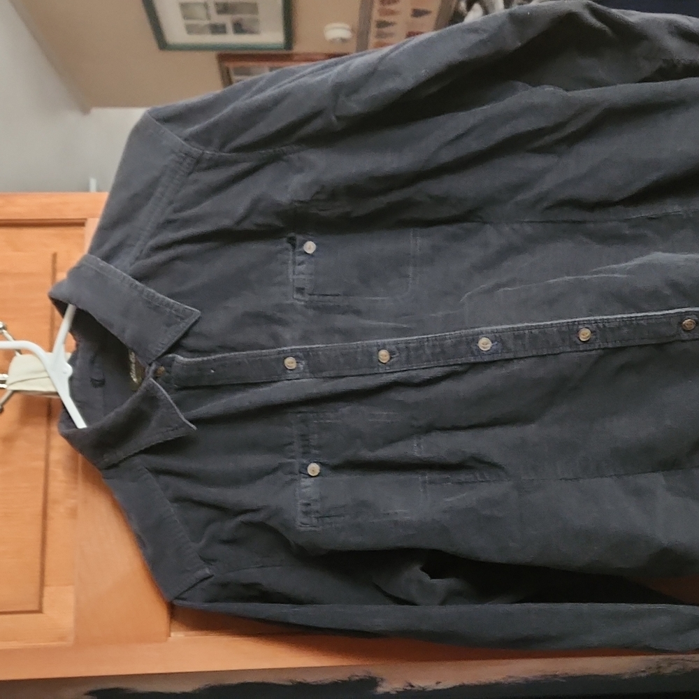 Eddie Bauer Corduroy Shirt - Navy